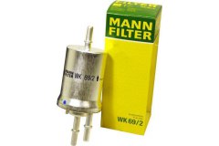 Фильтр топливный для VW BEETLE (5C1, 5C2) 2.5 2011-, код двигателя CBTA,CBUA,CCCA, V см3 2480, кВт 125, л.с. 170, бензин, MANN-FILTER WK692