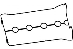 Прокладка клапанной крышки DAEWOO NEXIA для CHEVROLET AVEO седан (T250, T255) 1.4 2006-2007, код двигателя F14D3,L14, V см3 1399, кВт 69, л.с. 94, бензин, GENERAL MOTORS 96353002