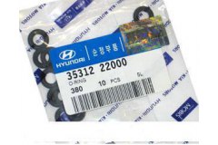 Кольцо уплотнительное Hyundai для VW GOLF PLUS (5M1, 521) 1.6 2005-2013, код двигателя BSE,BSF,CCSA,CMXA, V см3 1595, кВт 75, л.с. 102, бензин, Hyundai-KIA 3531222000