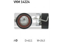 Ролик натяжителя ремня ГРМ для FORD FOCUS II (DA_, HCP) 1.4 2004-2012, код двигателя ASDA,ASDB, V см3 1388, кВт 59, л.с. 80, бензин, Skf VKM14224