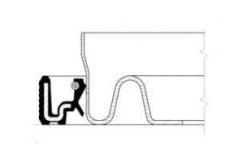 200 342 75C_сальник к для FORD FOCUS II (DA_, HCP) 1.8 Flexifuel 2006-2012, код двигателя Q7DA, V см3 1798, КВт92, Л.с.125, Бензин/этанол, Corteco 20034275B