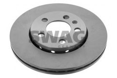 Тормозной диск для SKODA FABIA II (542) 1.2 TDI 2010-2014, код двигателя CFWA, V см3 1199, кВт 55, л.с. 75, Дизель, Swag 32914404