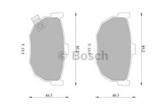 Колодки тормозные EANTRA 00- для HYUNDAI ELANTRA седан (XD) 1.6 2003-2006, код двигателя G4ED-G, V см3 1599, кВт 77, л.с. 105, бензин, Hankook Frixa FPH01R