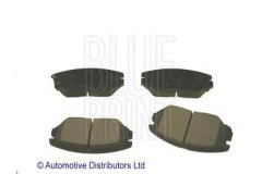 Колодки тормозные дисковые для HYUNDAI TUCSON (JM) 2.0 CRDi 2006-2010, код двигателя D4EA-F, V см3 1991, кВт 100, л.с. 136, Дизель, Blue Print ADG04271