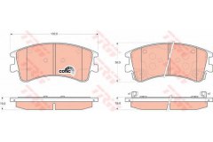 Колодки передние 6 (GG, GY) GDB3310 для MAZDA 6 Hatchback (GG) 2.0 DI 2005-2007, код двигателя RF7J, V см3 1998, кВт 105, л.с. 143, Дизель, TRW/Lucas GDB3310