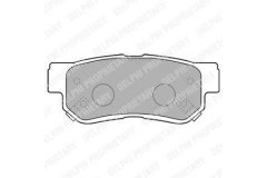 Колодки дисковые для HYUNDAI SONATA IV (EF) 2.0 16V 2001-2004, код двигателя G4JP-EG, V см3 1997, кВт 96, л.с. 131, бензин, Delphi LP1539