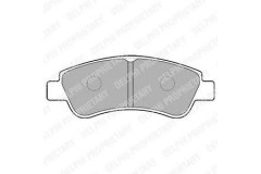 Колодки передние BERINGO, C3 II, C4, 206-208, 307 P1727 для CITROEN C4 I (LC_) 1.6 HDi 2004-2011, код двигателя 9HX(DV6ATED4), V см3 1560, кВт 66, л.с. 90, Дизель, Delphi LP1727