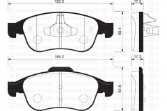 SP1390SNS_=GDB1789=1248 10 [440603905R] колодки дисковые п Megane для RENAULT GRAND SCENIC III (JZ0/1_) 1.4 16V (JZ0F) 2009-, код двигателя H4J700, V см3 1397, кВт 96, л.с. 131, бензин, Sangsin brake SP1390