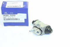 Цилиндр тормозной задний для HYUNDAI GETZ (TB) 1.1 2002-2005, код двигателя G4HD, V см3 1086, кВт 46, л.с. 63, бензин, Hyundai-KIA 5838025000