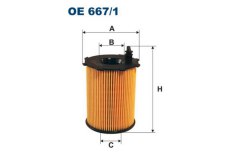 Фильтр масляный для PEUGEOT 4008 1.6 HDi 2012-, код двигателя , V см3 1560, кВт 84, л.с. 114, Дизель, Filtron OE6671