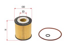 Фильтр масляный для FORD MONDEO III Turnier (BWY) 1.8 16V 2000-2007, код двигателя CGBA,CGBB, V см3 1798, КВт81, Л.с.110, бензин, Sakura EO1701