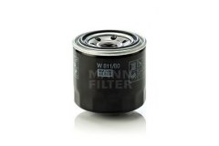 Фильтр масляный W811 для KIA SPECTRA седан (LD) 1.6 2006-, код двигателя G4FC, V см3 1591, КВт90, Л.с.122, бензин, MANN-FILTER W81180