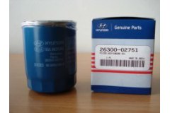 Фильтр масляный для KIA PICANTO (TA) 1.0 LPG 2013-, код двигателя B3LA, V см3 998, кВт 49, л.с. 67, Бензин/автогаз (LPG), Hyundai-KIA 2630002751