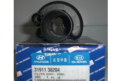 Фильтр топливный для FIAT DOBLO вэн (119_, 223_) 1.2 (223AXA1A) 2001-, код двигателя 223A5.000, V см3 1242, кВт 48, л.с. 65, бензин, Hyundai-KIA 3191138204