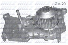 Насос водяного охлаждения для RENAULT LOGAN I (LS_) 1.4 2004-, код двигателя K7J710, V см3 1390, КВт55, Л.с.75, бензин, Dolz R216