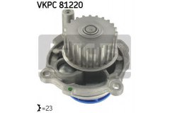 Водяная помпа VKPC81220 для VW CADDY III Фургон (2KA, 2KH, 2CA, 2CH) 1.6 BiFuel 2011-2015, код двигателя CHGA, V см3 1595, кВт 75, л.с. 102, Бензин/автогаз (LPG), Skf VKPC81220