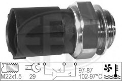 Датчик включения вентилятора AUDI для VW BORA (1J2) 2.3 V5 4motion 2000-2005, код двигателя AQN, V см3 2324, кВт 125, л.с. 170, бензин, Era 330230