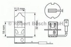 Лампа накаливания Н3 (PK22s), 12В 55Вт, Pure ight для CITROEN JUMPER c бортовой платформой/ходовая часть (230) 2.5 D 4x4 2000-2002, код двигателя T9A(DJ5), V см3 2446, кВт 63, л.с. 86, Дизель, Bosch 1987302031