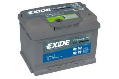 Батарея аккумуляторная 61А для FORD B-MAX (JK) 1.6 Ti 2012-, код двигателя IQJA, V см3 1596, кВт 77, л.с. 105, бензин, EXIDE EA612