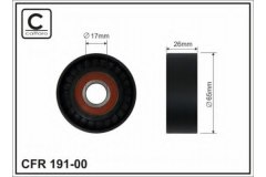 30686ASAM_ролик натяжной ремня генератора Logan для RENAULT MEGANE II седан (LM0/1_) 1.6 16V (LM1R, LM0C) 2006-, код двигателя K4M 760,K4M 761,K4M 812,K4M 813, V см3 1598, кВт 82, л.с. 112, бензин, ASAM-SA 30686