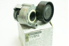 Натяжной ролик, поликлиновой ремень для RENAULT MEGANE II (BM0/1_, CM0/1_) 1.5 dCi 2005-2008, код двигателя K9K732,K9K734, V см3 1461, КВт78, Л.с.106, Дизель, RENAULT 117509654R