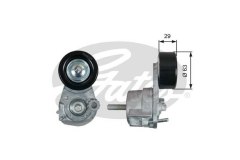 Ролик приводного ремня FIAT. 1.6 для OPEL ASTRA H (A04) 1.6 Turbo 2007-2010, код двигателя Z16LET, V см3 1598, кВт 132, л.с. 180, бензин, Gates T39291