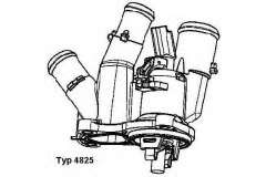 W4825.98D_термостатFocus для FORD MONDEO IV (BA7) 2.0 2007-2015, код двигателя AOBA,AOBC,TBBA, V см3 1999, кВт 107, л.с. 145, бензин, Wahler 482598D